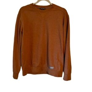 Eddie Bauer Men's Rust Crewneck Sweatshirt